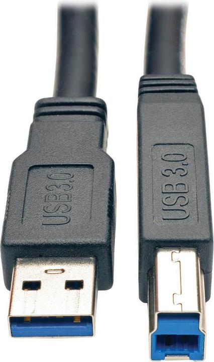 Actual product image Eaton USB 3.0 SuperSpeed Active Repeater Cable AB M/M 25ft. 7.62m (7.62 m, USB 3.2 Gen 1)
