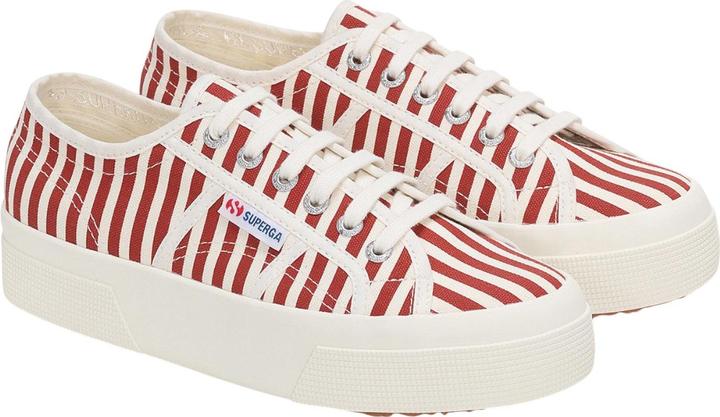Actual product image Superga Womens/Ladies 2740 Print Stripes Trainers (38)