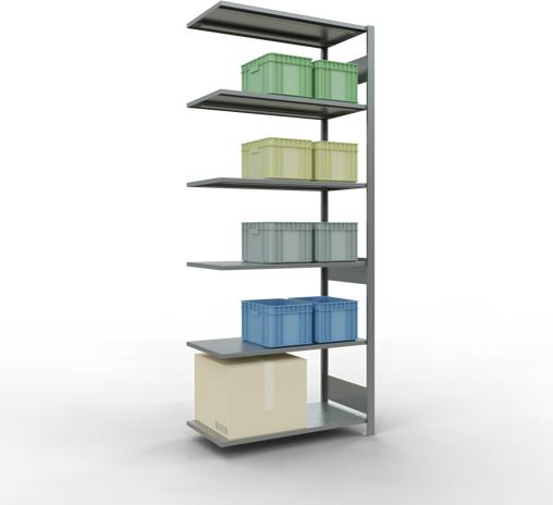 Image du produit Schulte Lagertechnik Système d'assemblage de rayonnages MULTIplus85 avec traverses de longueur