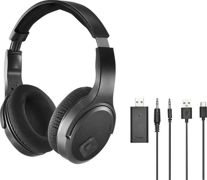 Actual product image Hama TV headphones (No noise cancellation, 16 h, Cable, Wireless)