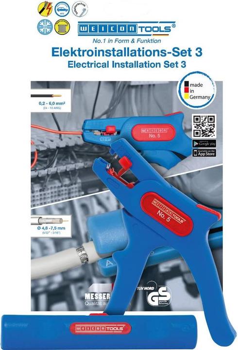 Produktbild Weicon Abisolierzange Inkl. Kabelentm (165 mm)