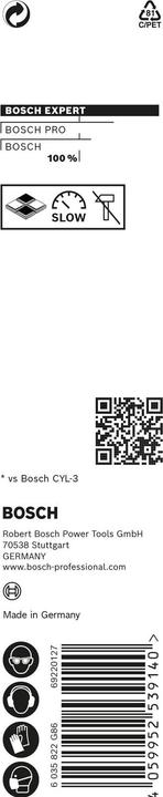 Immagine prodotto Bosch Professional Zubehör Trapano Expert CYL-9 MultiConstruction, 8 x 80 x 120 mm, d 7,2 mm (8 millimetri)