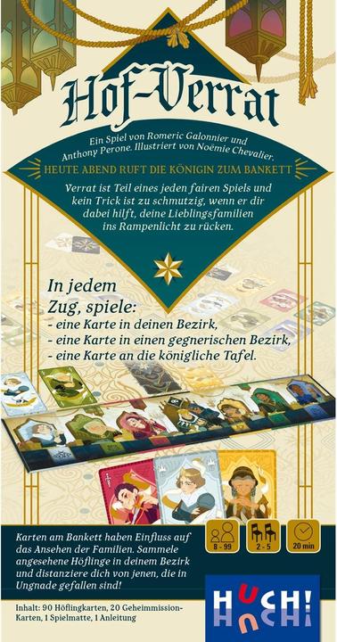 Produktbild Hof-Verrat (d) (Deutsch, 2 - 5 Spieler)