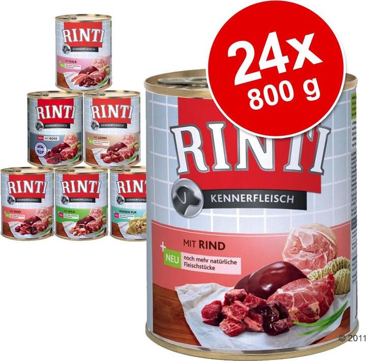 Produktbild Rinti Kennerfleisch Kennerfleisch Mi (Adult, 1 Stk., 800 g)