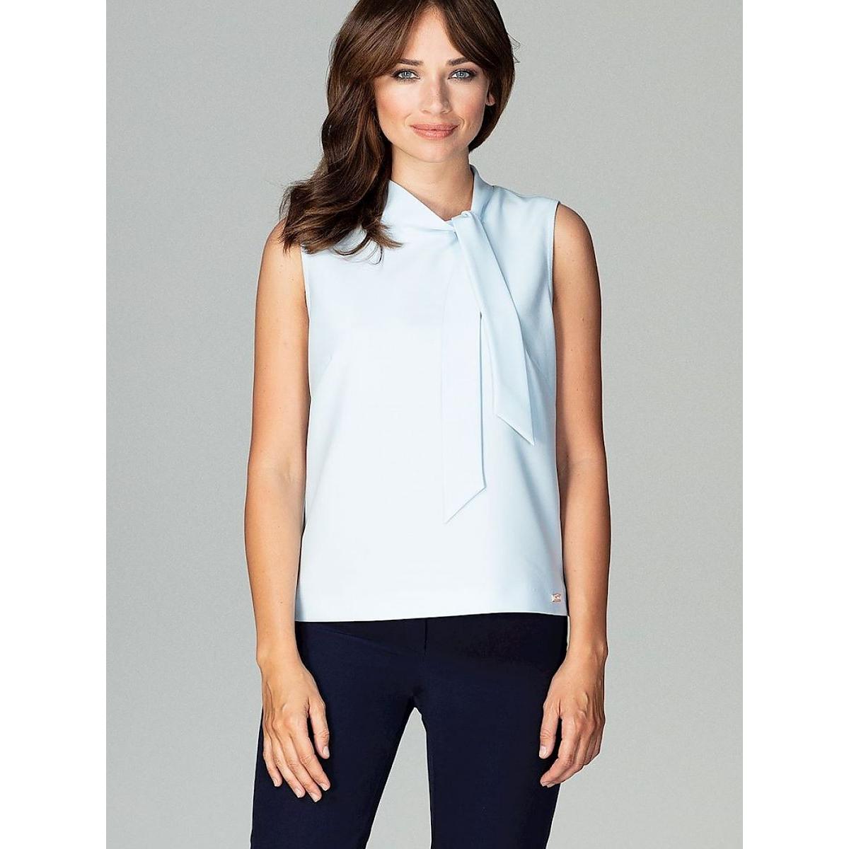 Lenitif, Damen, Bluse, Bluse, Blau, (M)