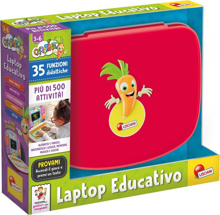 Actual product image Lisciani Carrot Laptop Educational (3 - 6 years)