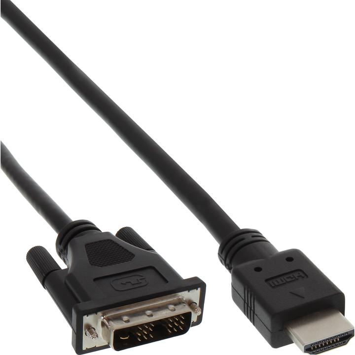 Produktbild InLine HDMI (Typ A) — DVI (5 m, DVI, HDMI, 1.4)