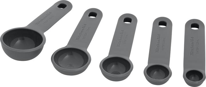 Actual product image KitchenAid Ka Set Of 5 Measuring Spoons Grey (15 ml)