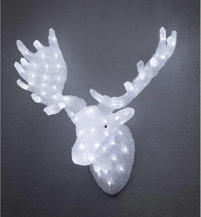 Produktbild Konstsmide Acryl-Figur Elch Kalt-Weiss LED