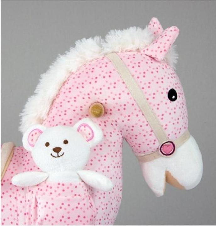 Actual product image Mally Rocking horse pony pink