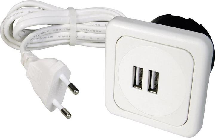 Produktbild Inprojal Elektrosysteme me 9016-008.81 2fach USB-Lades
