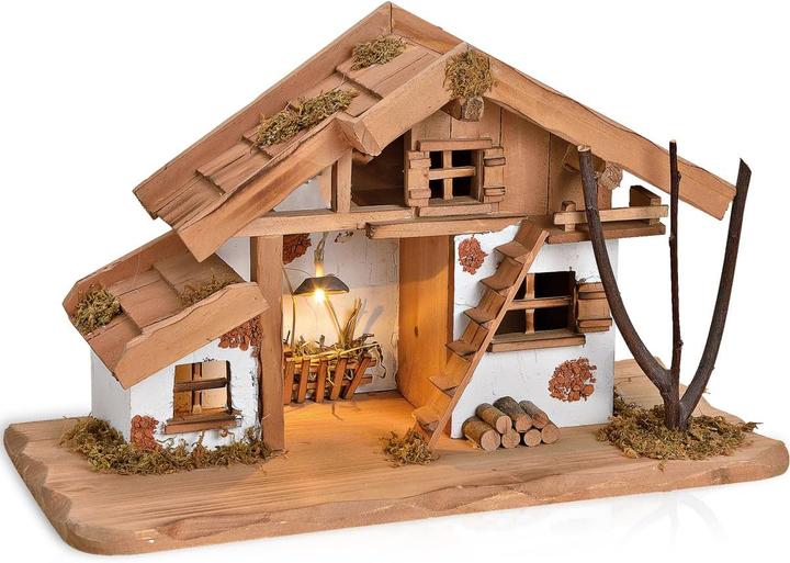 Produktbild Matches21 Weihnachtskrippe aus Echtholz