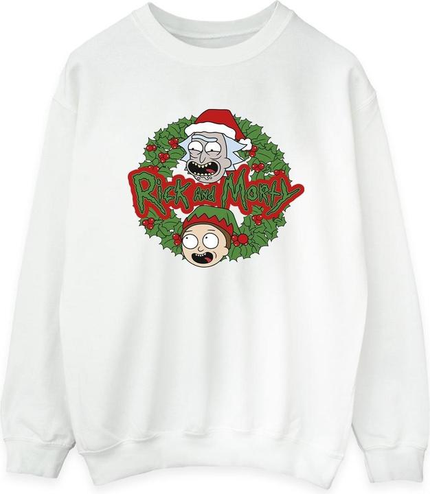 Produktbild Rick And Morty Christmas Wreath Sweatshirt (L)