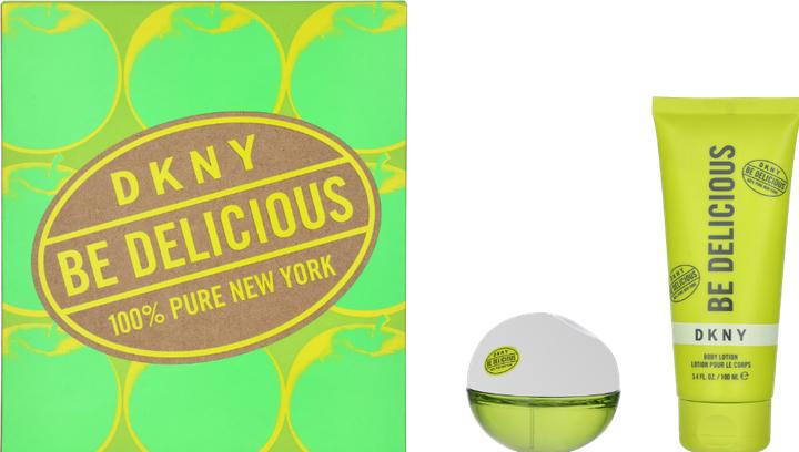 Actual product image DKNY Donna Karan NY Be Delicious Women Giftset Eau de Parfum 30 / Body Lotion 100 (Perfume set)