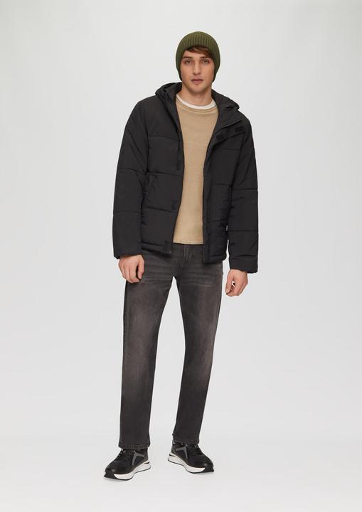 Produktbild S.Oliver Mütze Gerippte Strickmütze aus Baumwolle (M)