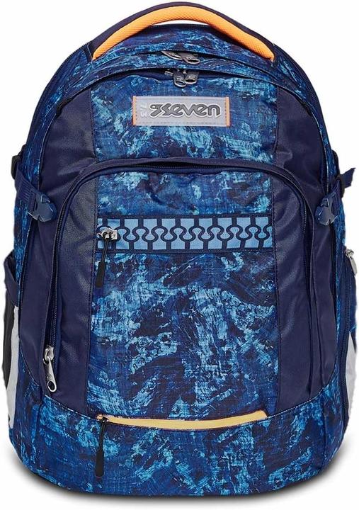 Actual product image Seven Ergonomic Adjustable Backpack with Multiple Compartments and Helmet Holder (32 l)