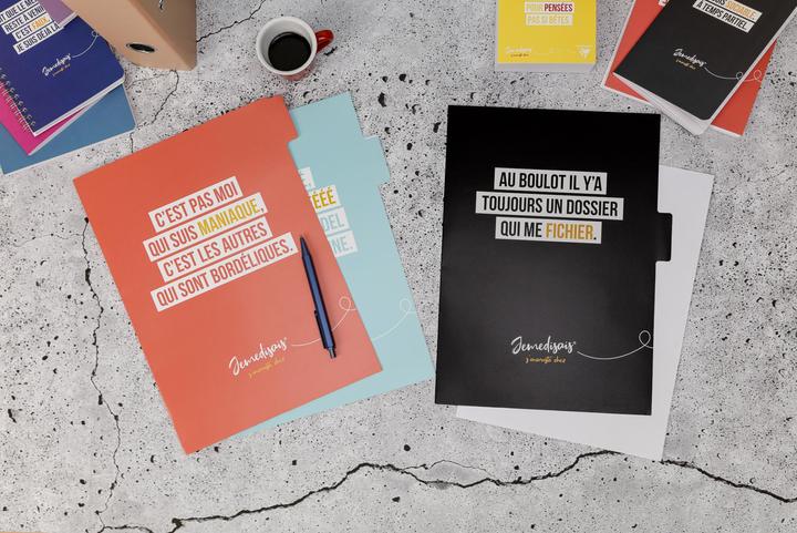 Actual product image Clairefontaine Jemedisais Set Register Folders (22 x 31 cm, 1 x)