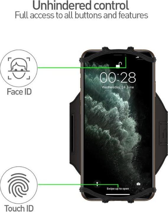 Actual product image Tellur A100 Sports Bracelet black