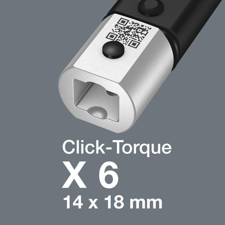 Immagine prodotto Wera Click-Torque X 6 (1/4", 80 Nm, 400 Nm)