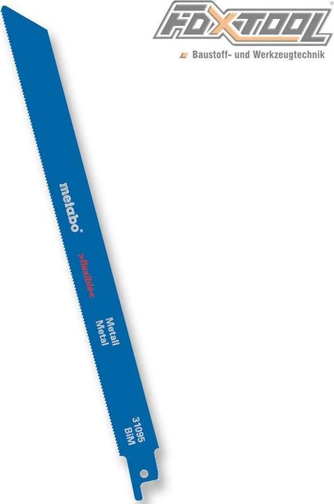 Produktbild Metabo 5 Säbelsägeblätter. Metall. Serie flexible. 225x