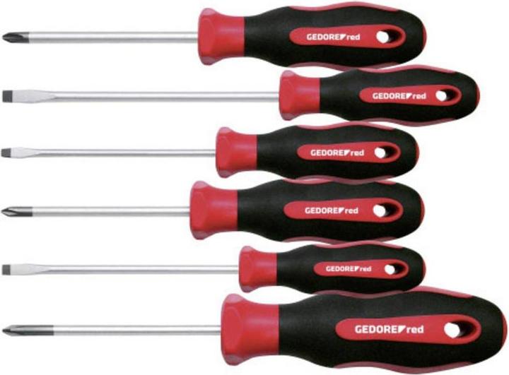 Gedore Red red R38002006 2K-Schraubendrehersatz PH+SL 6-teilig