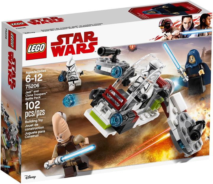 Actual product image LEGO Jedi and Clone Troopers (75206, LEGO Star Wars)