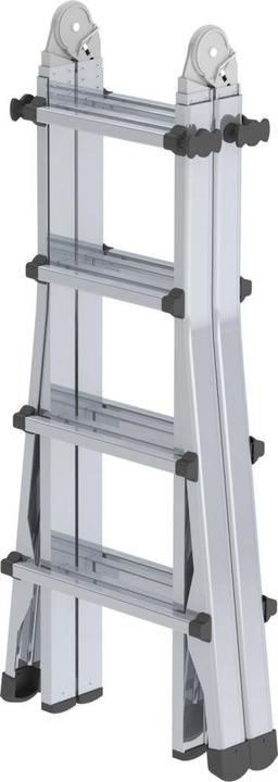 Produktbild Munk Teleskopleiter 4-teilig ohne Traverse 4x4 Sprossen (Teleskopleiter, 420 cm)