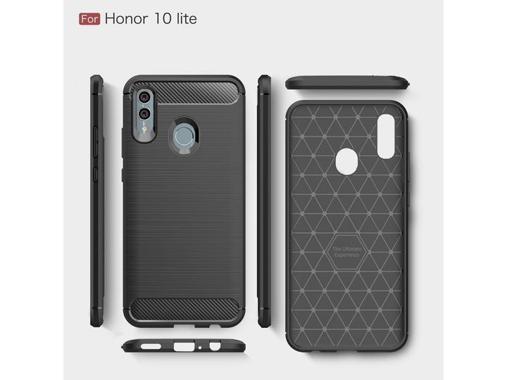 Immagine prodotto Screenguard Honor 10 Lite Cover Carbon Brushed Soft TPU (Onore 10 Lite)