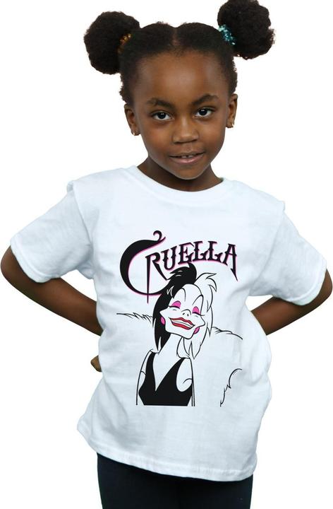 Immagine prodotto Disney Cruella De Vil Evil Smile Maglietta Ragazze (128)