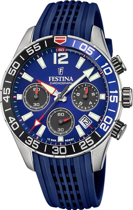 Immagine prodotto Festina F20517/1 Cronografo sportivo 44mm 10ATM (Cronografo, 44 mm)
