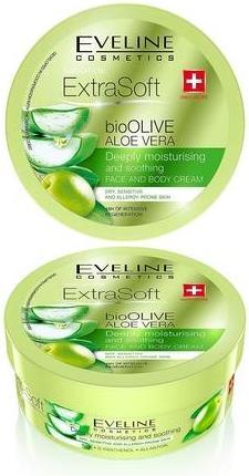 Produktbild Eveline Extra Soft Body Crem Soothing Deep Moisturizer For Face & Body Bio Olive & Aloe 175Ml (Körpercreme, 175 ml)