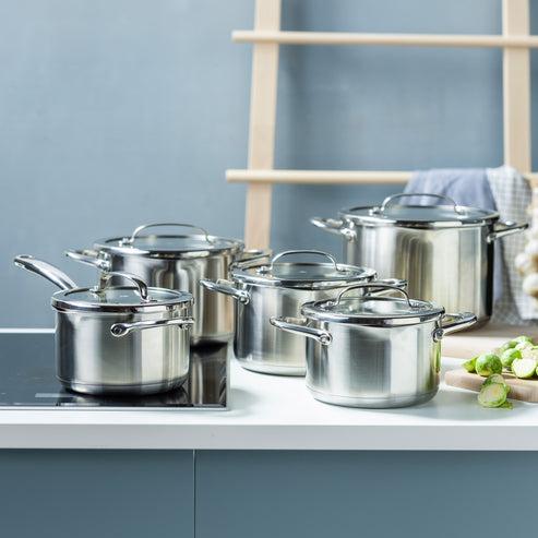 Actual product image BK Twist 5-delige set (Pan set + pot set, Stainless steel)