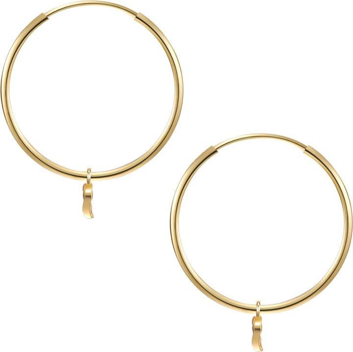 Immagine prodotto Glanzstücke München Cerchio da donna in argento sterling e oro giallo - 31528 (Argento)