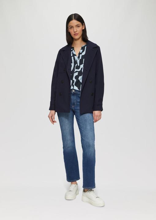 Actual product image S.Oliver T-Shirt Strukturiertes Blusenshirt mit All-over-Print (38)