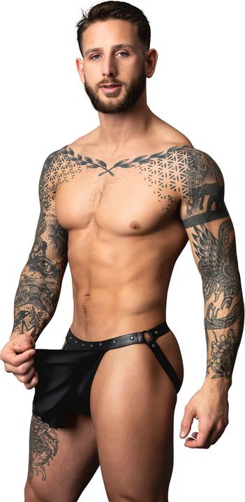 Image du produit Male Power Spartacus - Skirt Jock - S/M - Black (M, S)