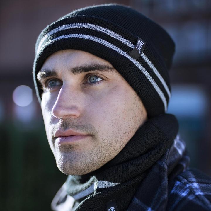 Immagine prodotto Heat Holders Beanie Mütze Fleece Innenfutter, Thermo Arbeitmütze Stricken