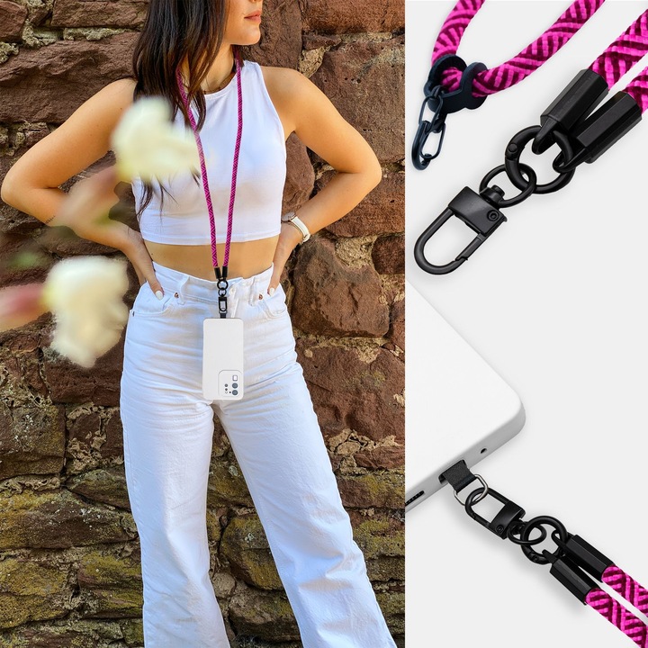Produktbild Cadorabo Handykette für Nokia 7.2 Necklace Hülle mit verstellbarem Kordelband