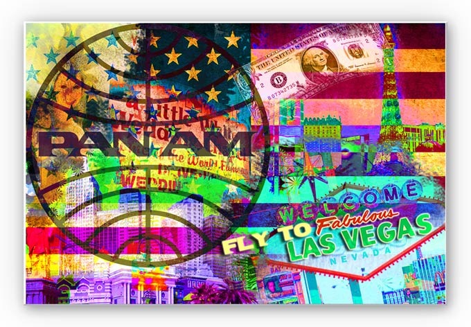 Actual product image Las Vegas (45 x 30 cm)