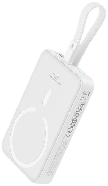 Actual product image Baseus Powerbank Magnetic Mini 10000mAh 20W MagSafe (white) (10000 mAh, 20 W, 37 Wh)