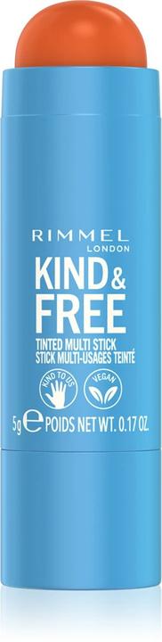 Actual product image Rimmel London Rimmel - Kind & Free Tinted Multi Stick 5 g 004 Tangerine Dream (004 Tangerine Dream)