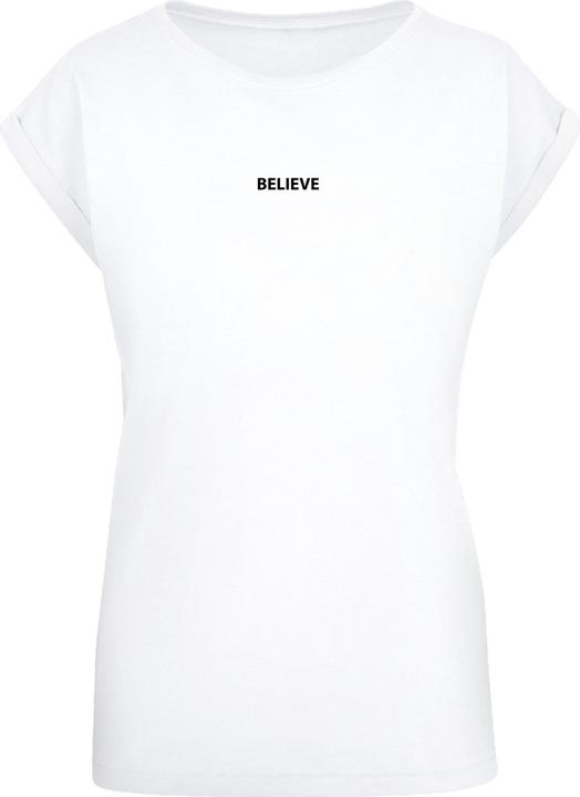 Produktbild Merchcode Ladies Believe Front Extended Shoulder Tee - 112631 (M)