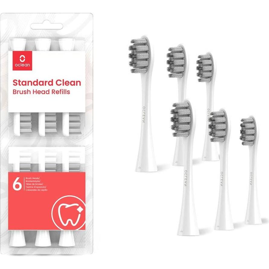 Oclean, Testine per spazzolino, Standard Clean (6 x)