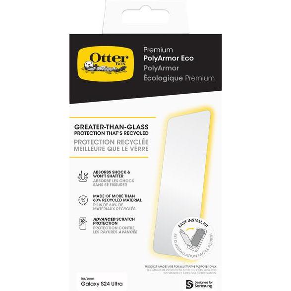 Thumbnail - OtterBox PolyArmor Premium Screen Protector (1 Stück, Samsung Galaxy S24 Ultra), Smartphone Schutzfolie, Transparent