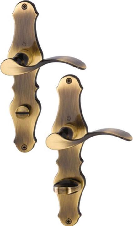 Actual product image Hoppe Long plate fitting Weimar M112SLN/2007 Brass F73 SK/OL 78 mm DIN left / right (Door plate set)