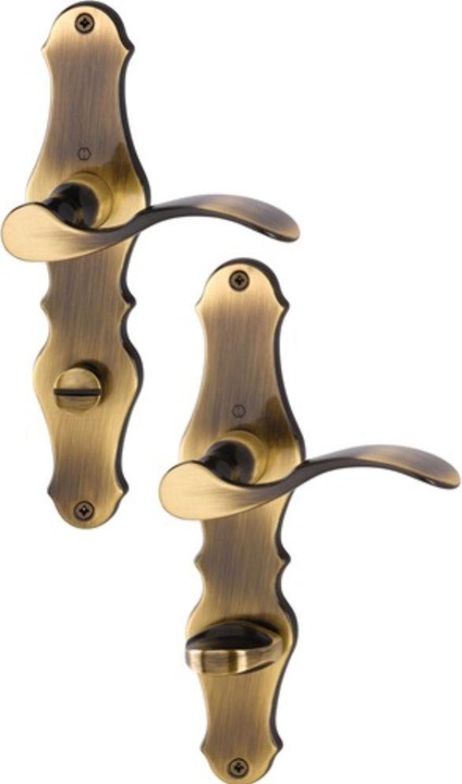 Actual product image Hoppe Long plate fitting Weimar M112SLN/2007 Brass F73 SK/OL 78 mm DIN left / right (Door plate set)