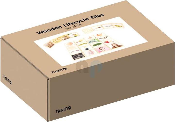Actual product image TickiT Wooden life sequence picture tiles