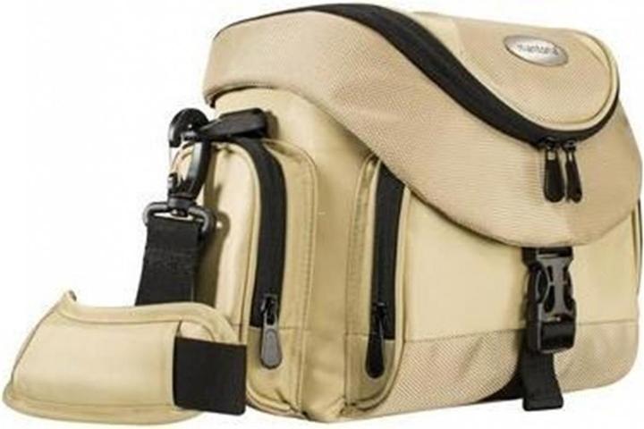 Actual product image mantona Premium photo bag sand/black (Camera shoulder bag, Kamera Bereitschaftstasche, 11.62 l)