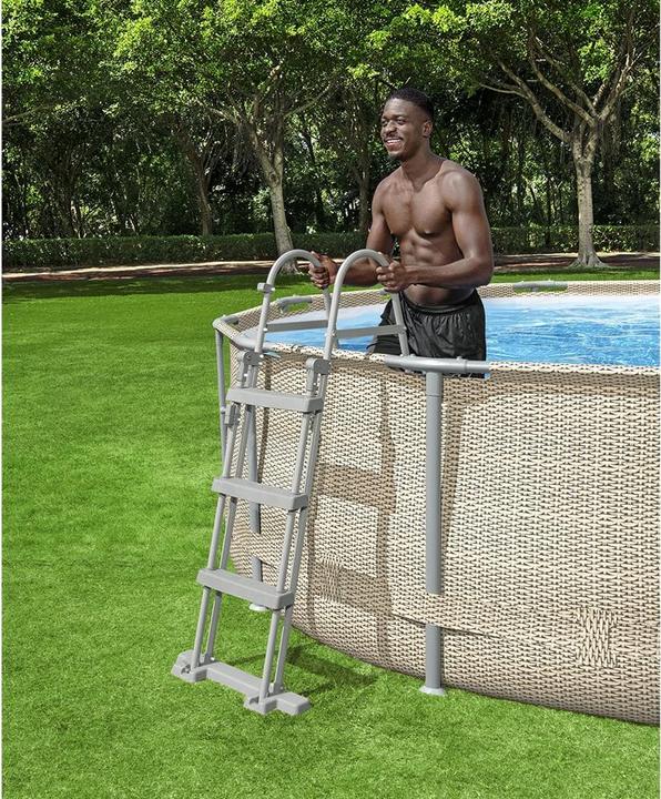 Actual product image Bestway Flip & Lock™ Above Ground Pool Ladder 1.07 m