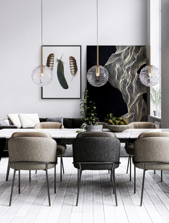 Immagine prodotto Nova Luce COEN lampada a sospensione G9 oro 200x25cm dimmerabile 9006042