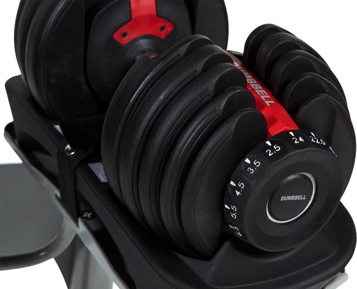 Actual product image Fitcom Adjustable Dumbbell (1 x 2.5 kg - 24 kg)